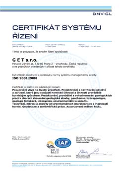 certifikát ISO 9001