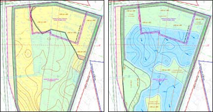 výřezy z map sanace a rekultivace