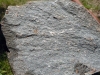 Typ vzorkované vulkanické horniny (albitizovaný bazalt)
