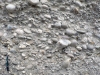 Těžební řez ve štěrkopísku z molasových sedimentů (paleogén)