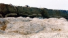 Skrývkový řez a charakter povrchu vápence (Kremenskoje I)